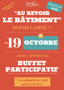 Fête 19 octobre à la MJC